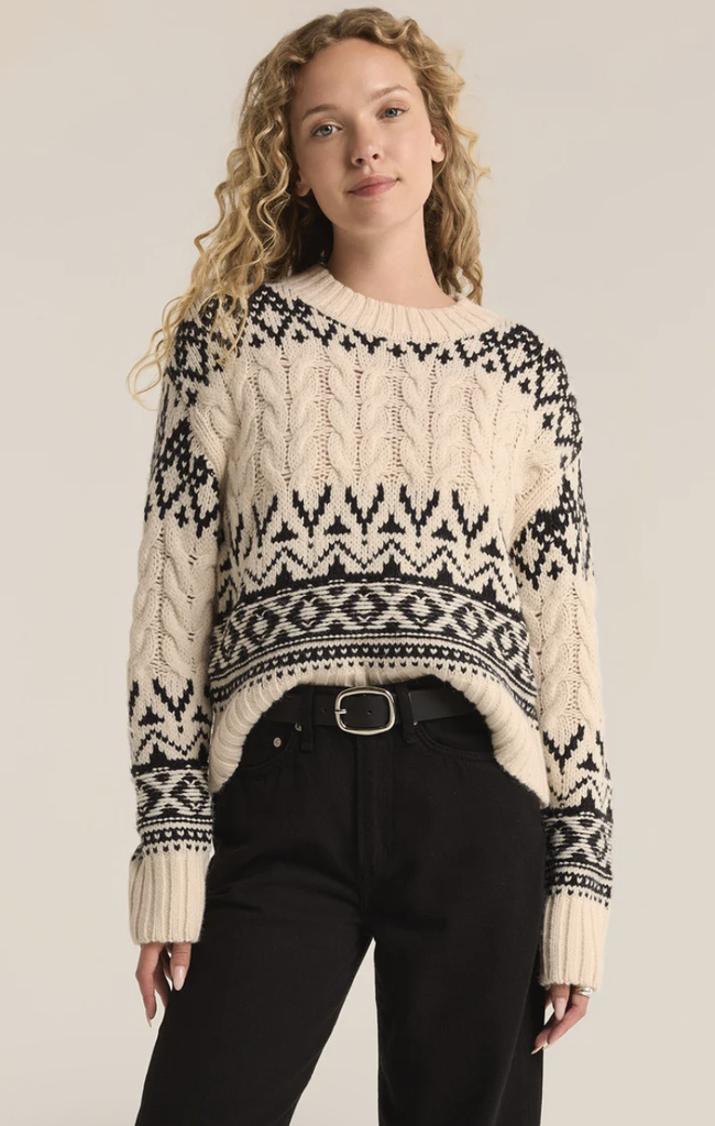 Z SUPPLY GARLAND FAIRISLE SWEATER