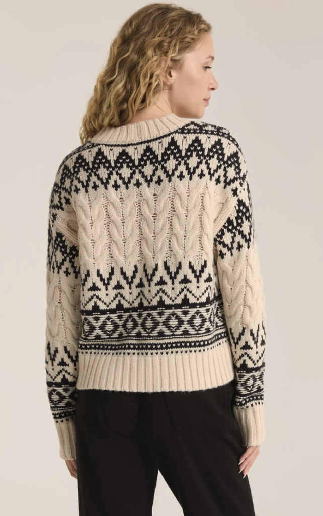 Z SUPPLY GARLAND FAIRISLE SWEATER