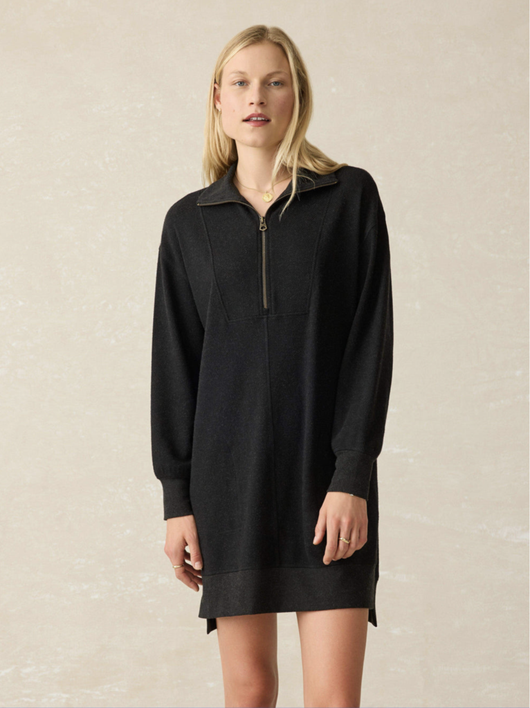 FAHERTY LEGEND QUARTER ZIP DRESS