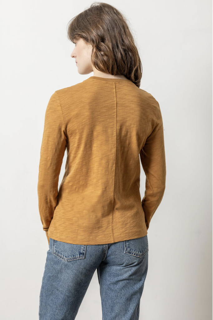 L/S RIBBED CUFF CREWNECK