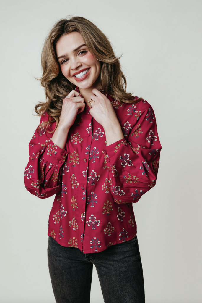 2.7 AUGUST APPAREL SADIE BLOUSE