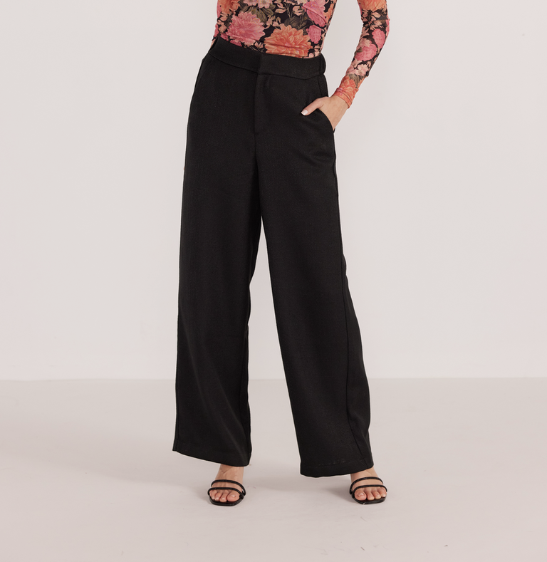 MINKPINK NATALIA WIDE LEG TAILORED PANT