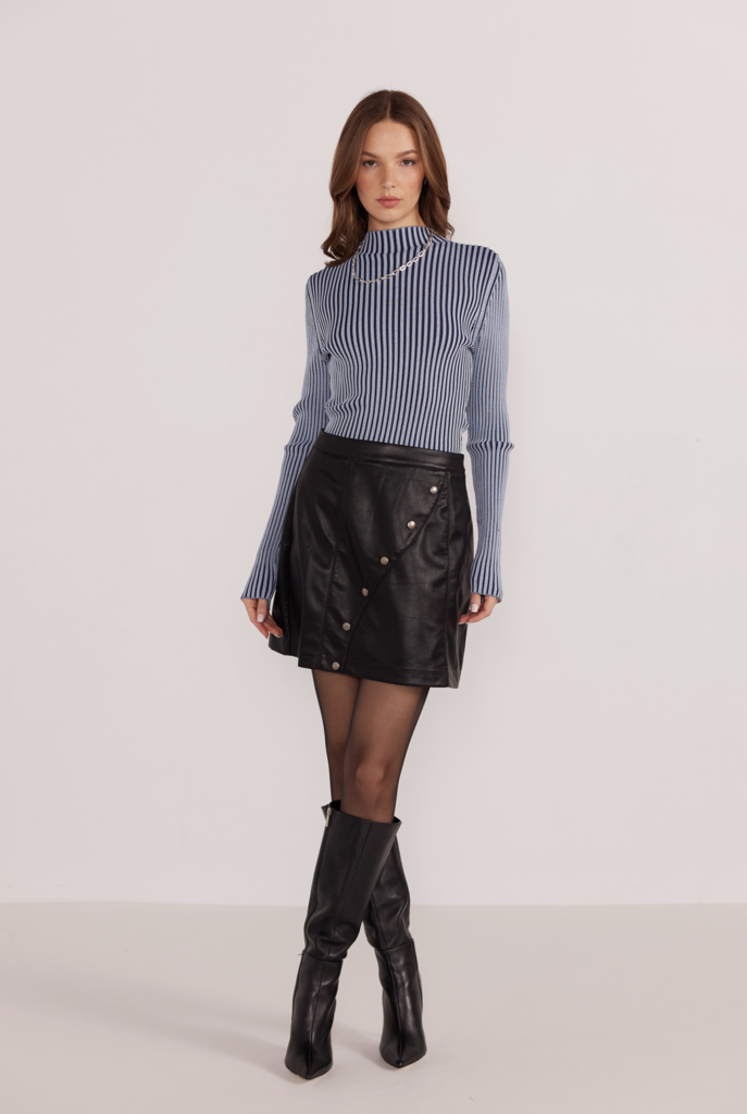 MINKPINK DIANA CONTRAST KNIT TOP