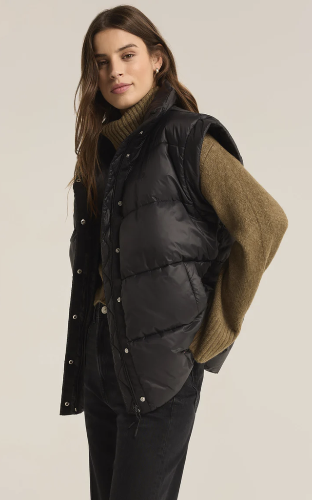 Z SUPPLY ACTIVE SUNDOWN OVERSIZED PUFFER VEST