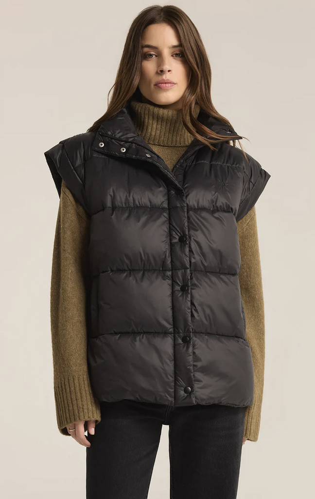 Z SUPPLY ACTIVE SUNDOWN OVERSIZED PUFFER VEST