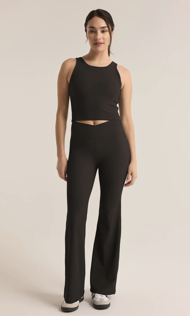Z SUPPLY LOUNGE ASPEN CUT OUT RIB TANK BRA