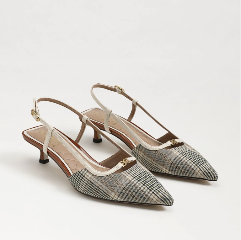 SAM EDELMAN TONI SLINGBACK KITTEN HEEL