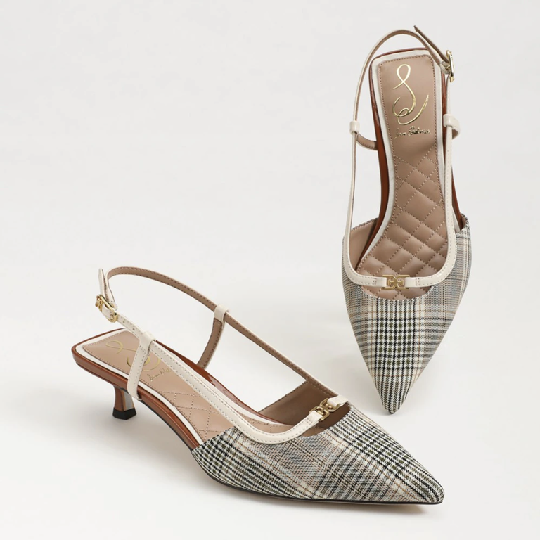 SAM EDELMAN TONI SLINGBACK KITTEN HEEL