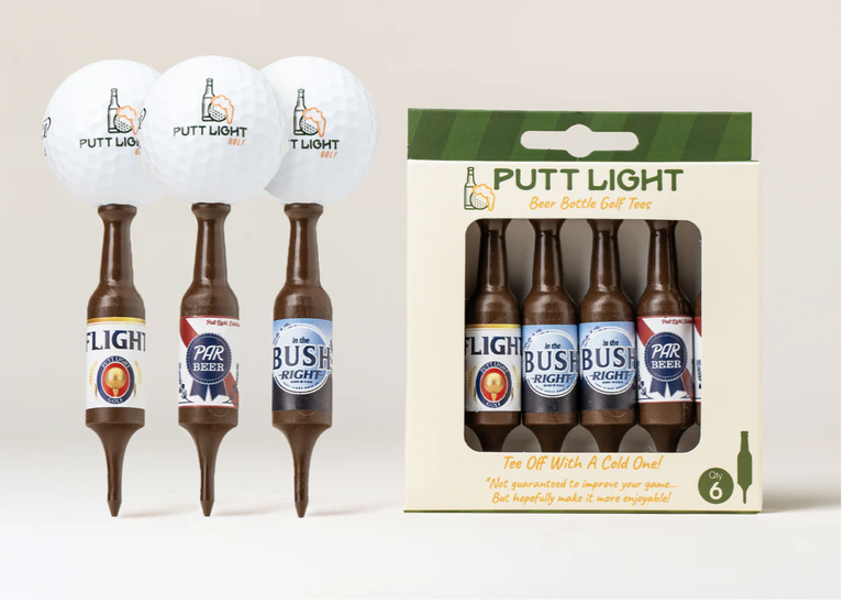 PUTT LIFE GOLF CO. BEER BOTTLE GOLF TEE