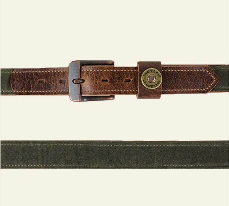 WAXED CANVAS BELT