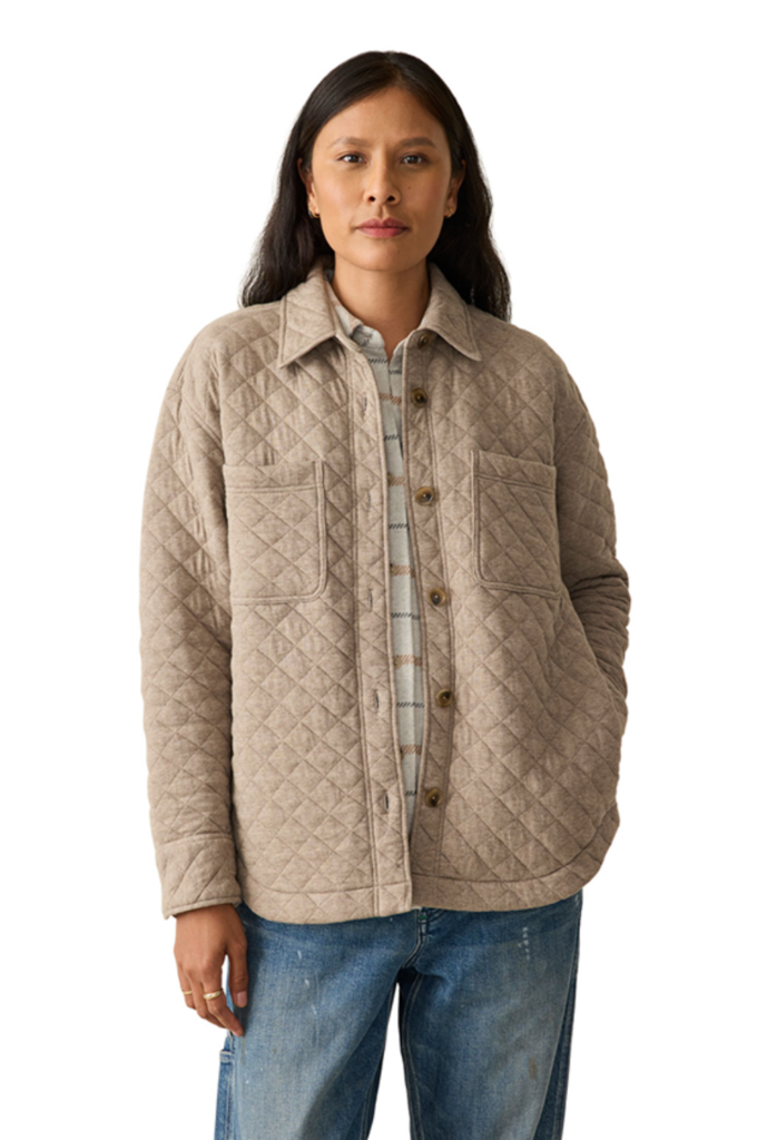 FAHERTY EPIC QUILTED FLEECE SHIRT JACKET
