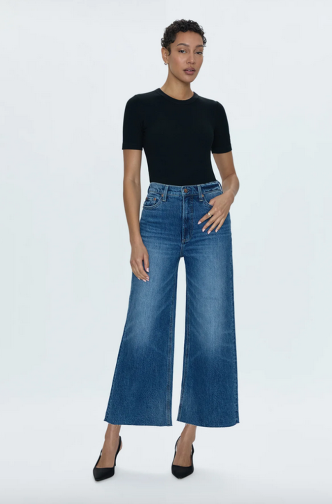 PISTOLA LANA CROP HIGH RISE ULTRA WIDE LEG