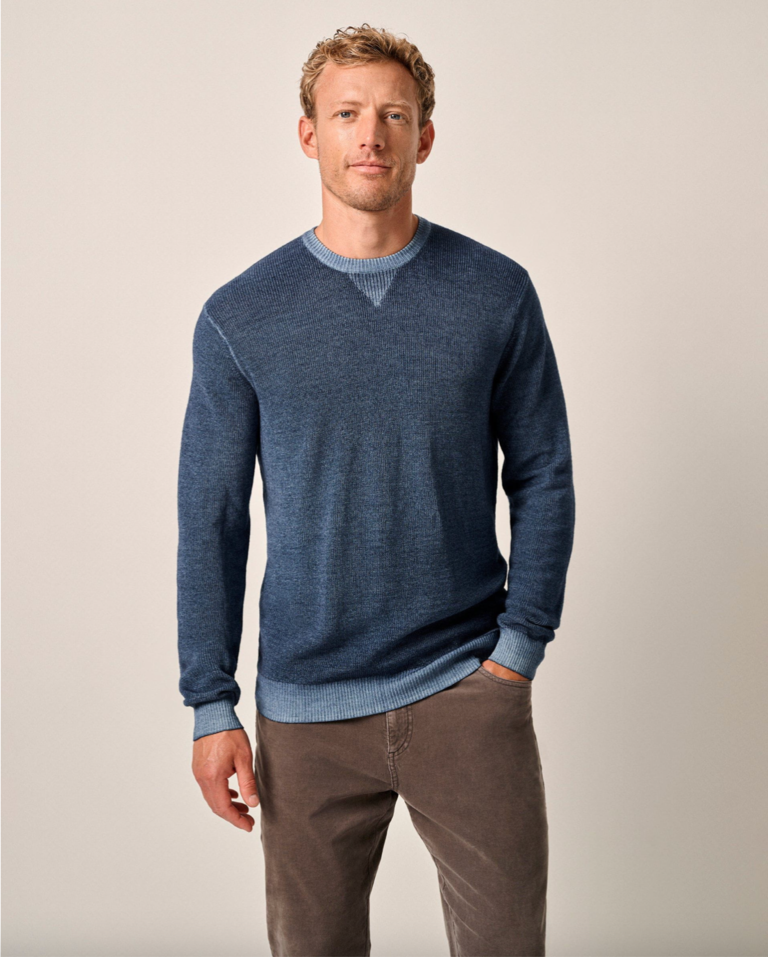 JOHNNIE-O BURGESS MERINO WOOL SWEATER
