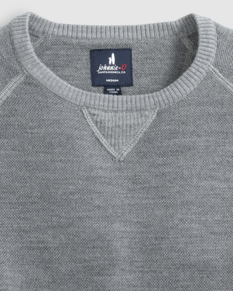 JOHNNIE-O BOGGS MERINO WOOL CREWNECK SWEATER