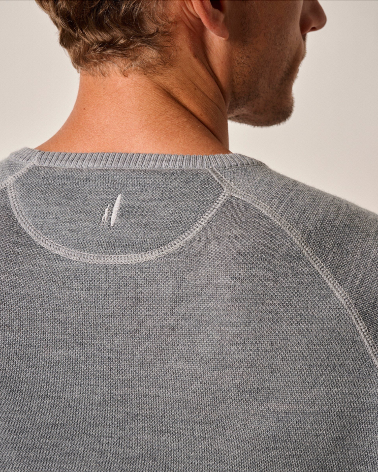 JOHNNIE-O BOGGS MERINO WOOL CREWNECK SWEATER