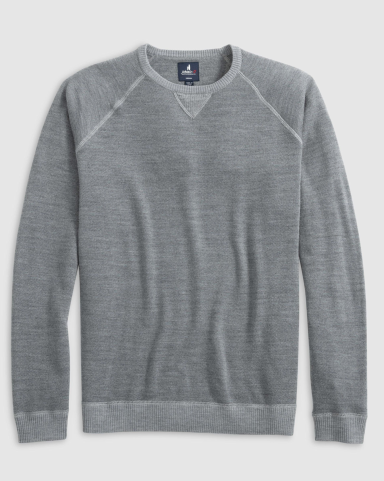 JOHNNIE-O BOGGS MERINO WOOL CREWNECK SWEATER