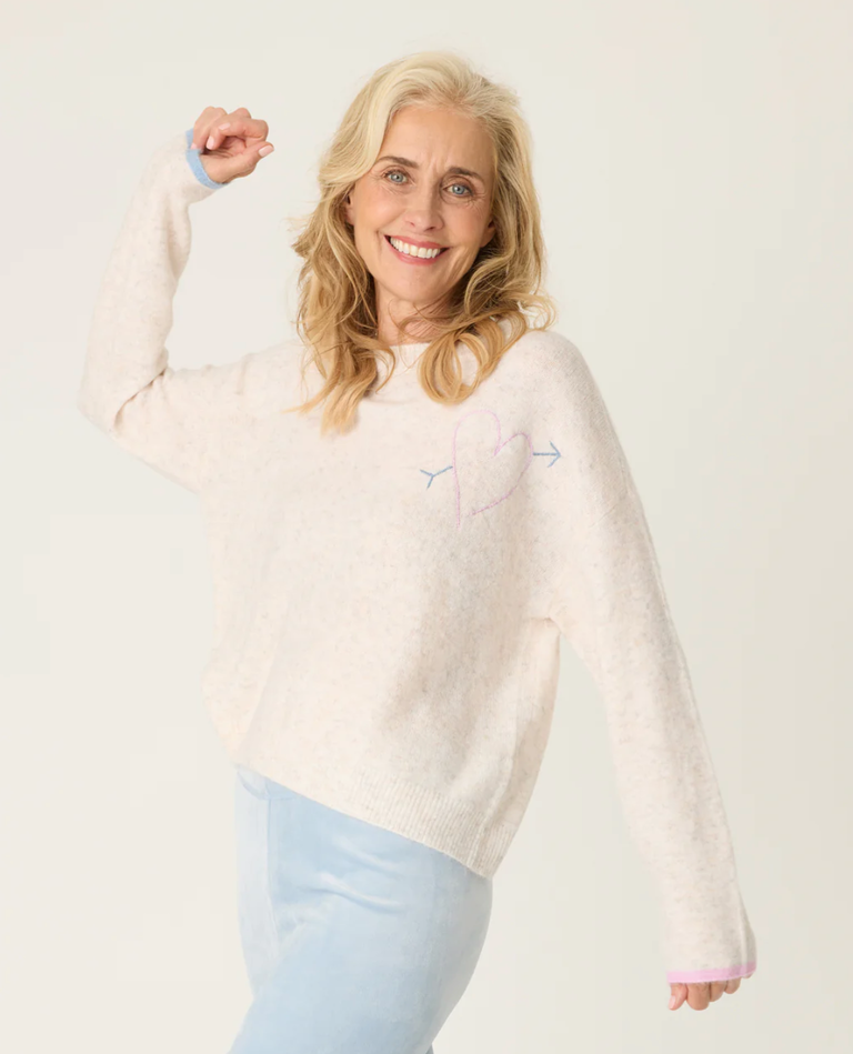 P.J. SALVAGE SPREAD LOVE SWEATER