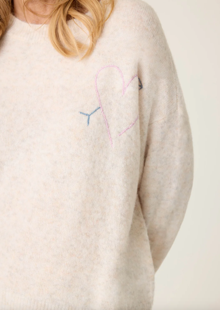 P.J. SALVAGE SPREAD LOVE SWEATER
