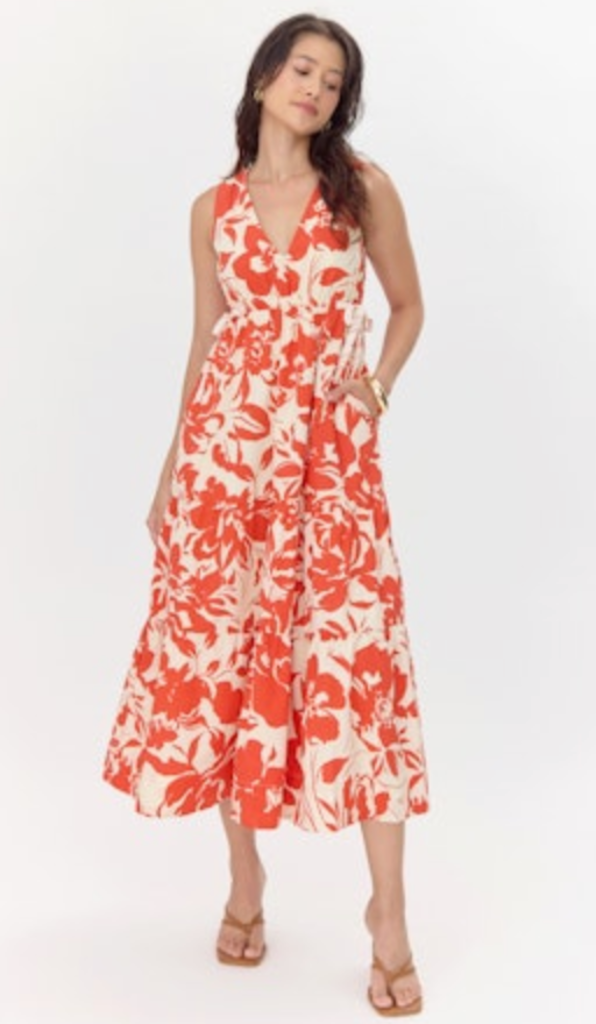 MAISY PRINTED MAXI DRESS