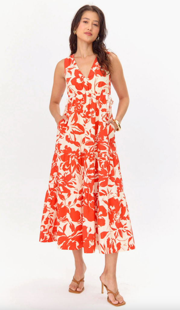 MAISY PRINTED MAXI DRESS