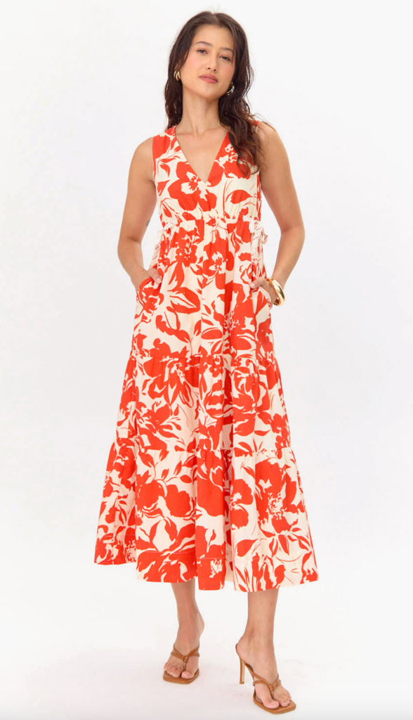 MAISY PRINTED MAXI DRESS