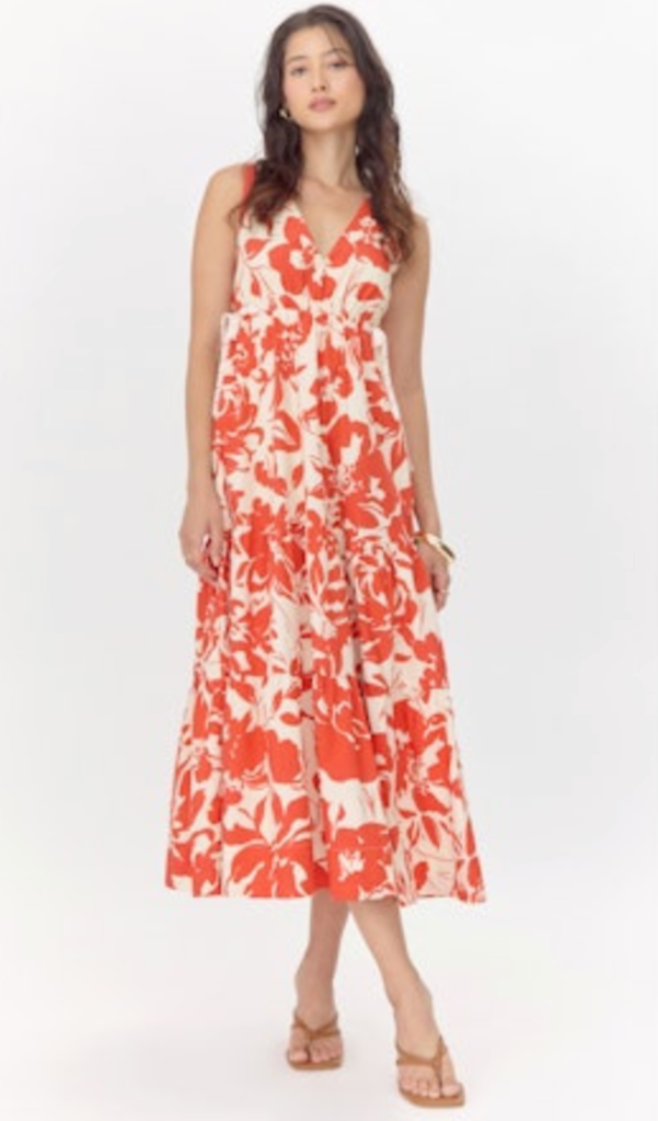MAISY PRINTED MAXI DRESS