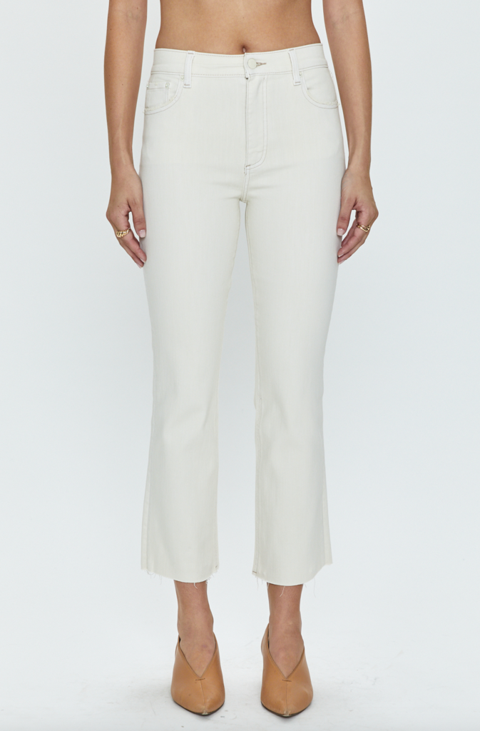 PISTOLA LENNON HIGH RISE CROP BOOT JEAN