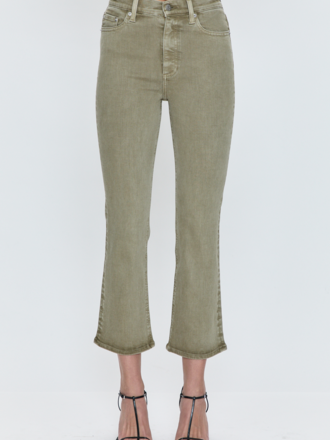 PISTOLA LENNON HIGH RISE CROP BOOT JEAN
