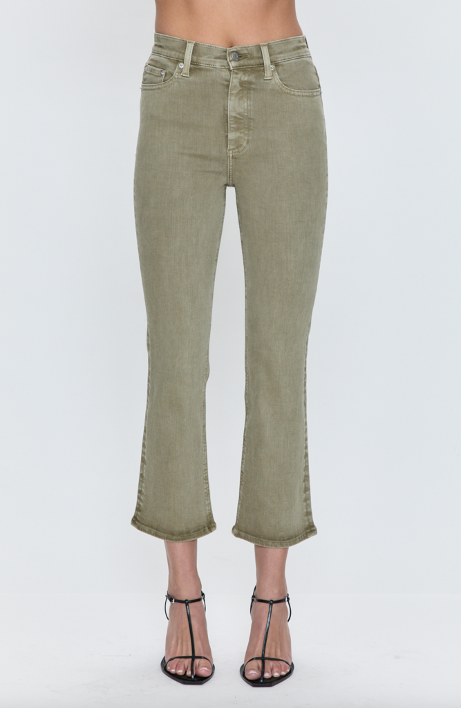 PISTOLA LENNON HIGH RISE CROP BOOT JEAN