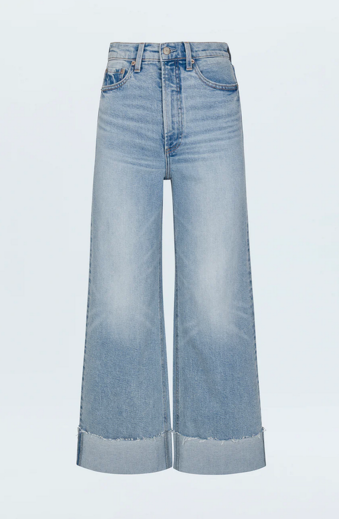 PISTOLA LANA CROP CUFFED HIGH RISE ULTRA WIDE LEG JEAN