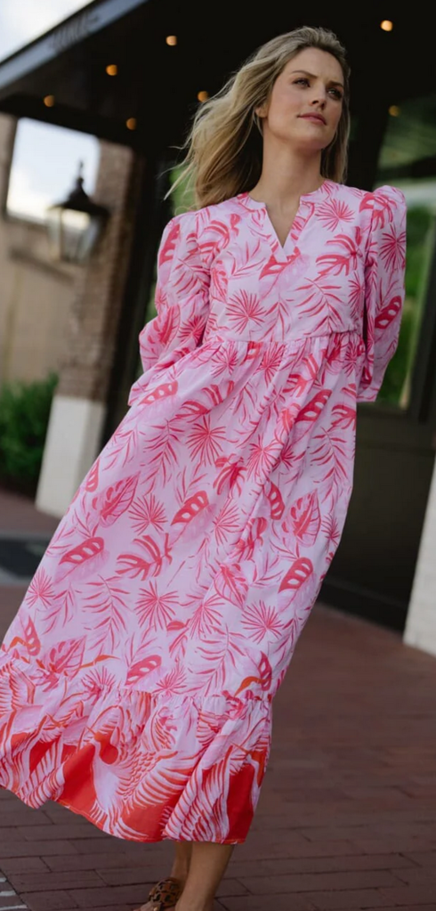 BRITON COURT L/S JENNY MAXI DRESS