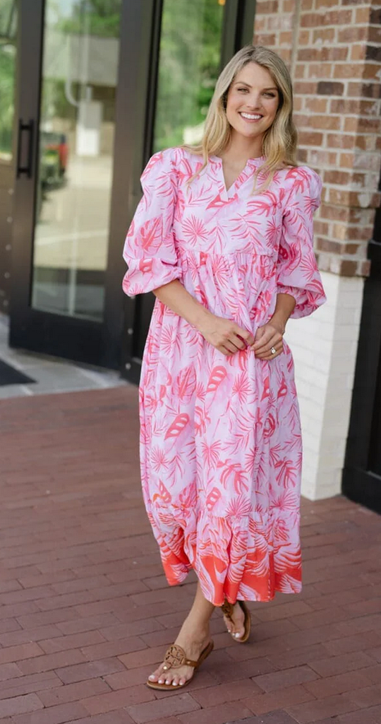 BRITON COURT L/S JENNY MAXI DRESS