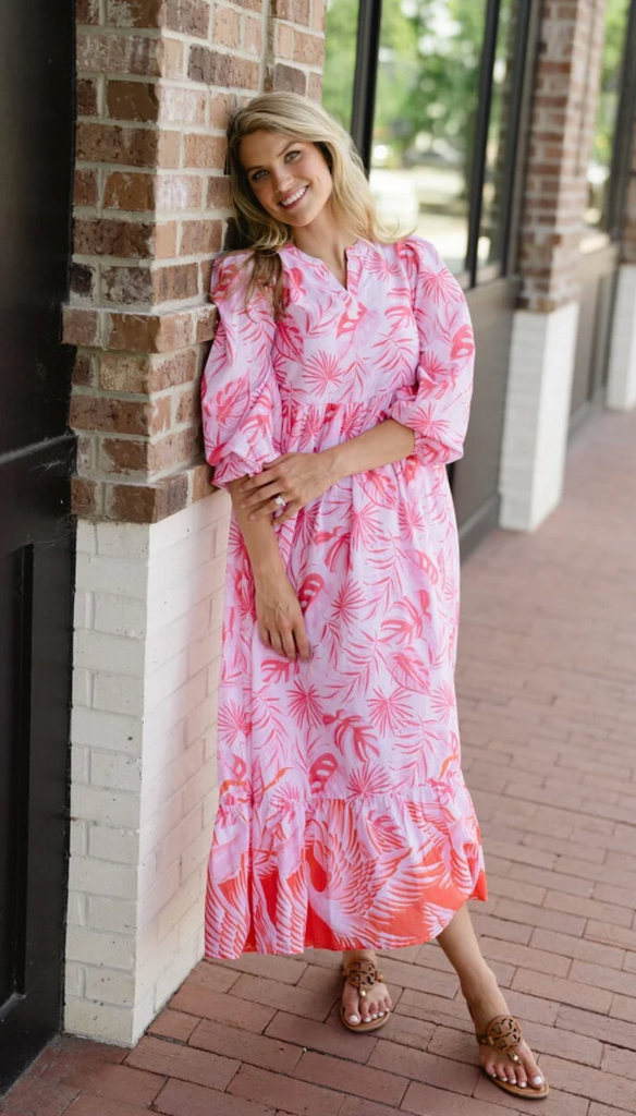 BRITON COURT L/S JENNY MAXI DRESS