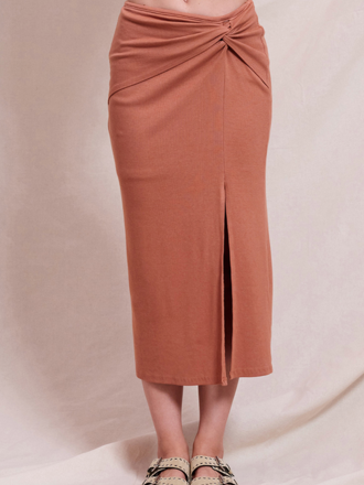 SUNDRY SIDE TWIST SKIRT