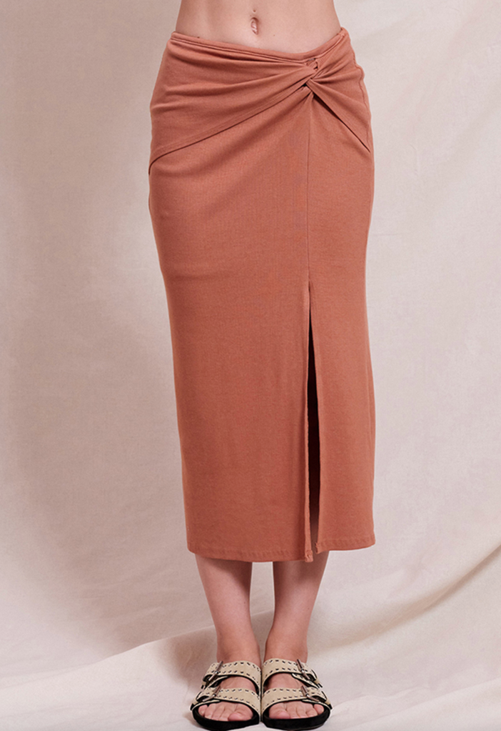 SUNDRY SIDE TWIST SKIRT