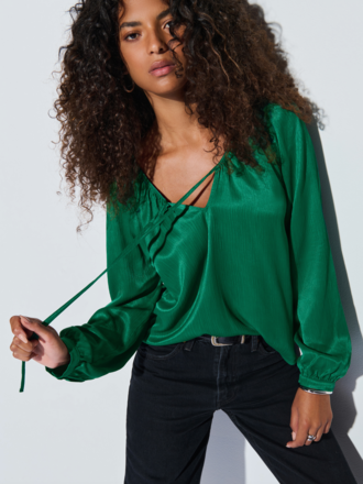 NATION LTD ELLIE TIE FRONT TOP