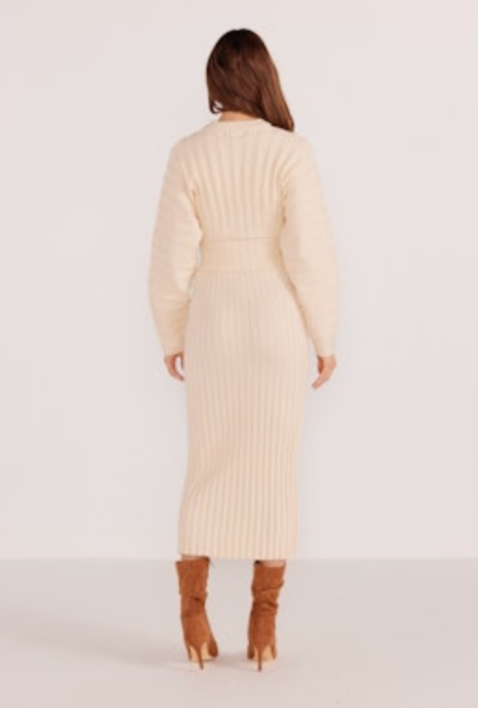 MINKPINK LAYLA SCULPTED RIB SWEATER