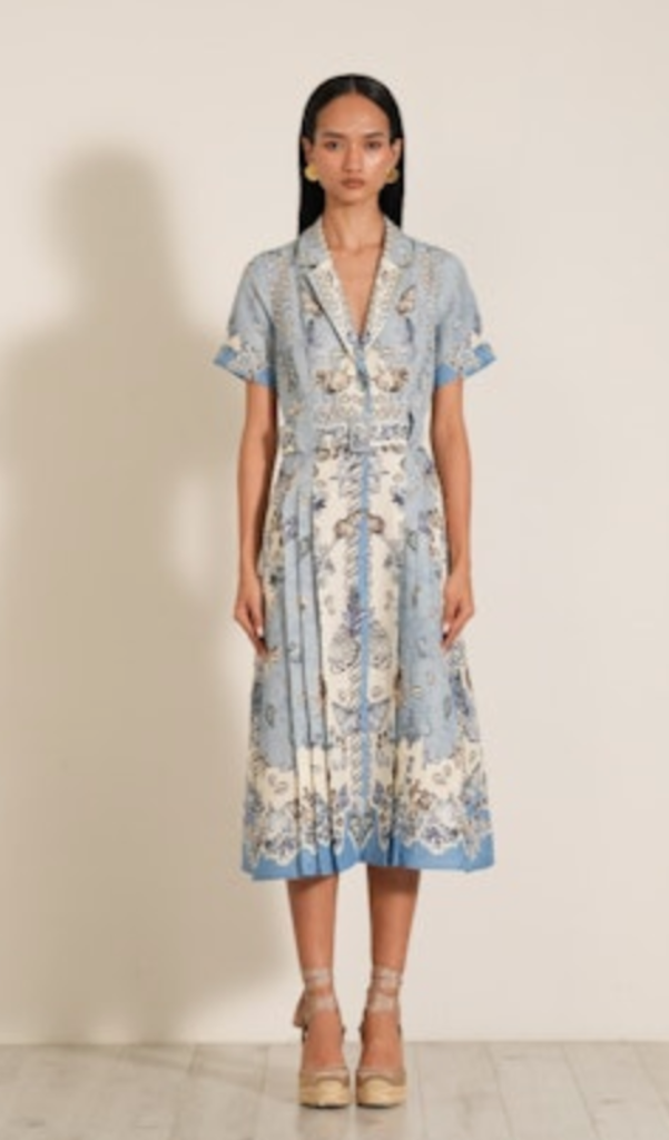 RANNA GILL VEGA MIDI SHIRT DRESS