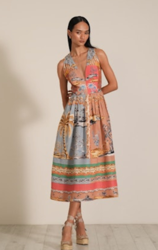 RANNA GILL OCTAVIA MIDI DRESS
