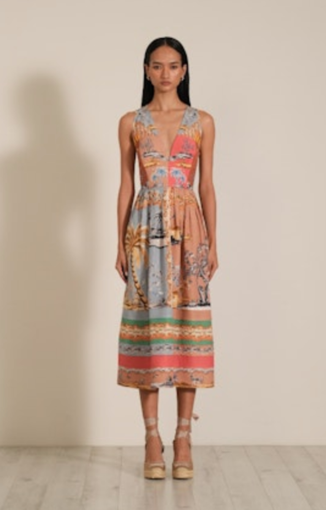RANNA GILL OCTAVIA MIDI DRESS