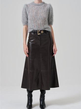 CITIZENS OF HUMANITY CASSIA LEATHER SKIRT