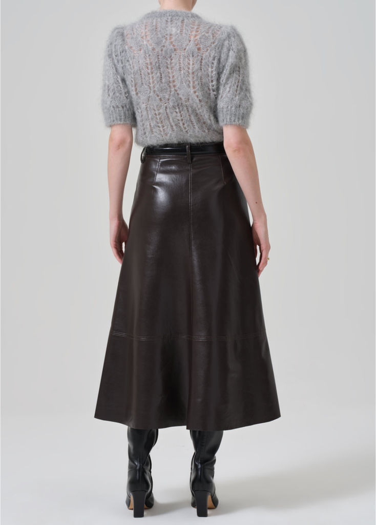 CITIZENS OF HUMANITY CASSIA LEATHER SKIRT