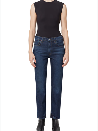 AGOLDE KYE MID RISE STRAIGHT CROP JEAN