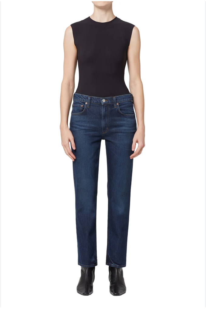 AGOLDE KYE MID RISE STRAIGHT CROP JEAN