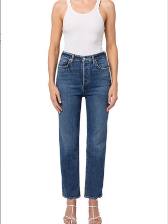 AGOLDE 90'S PINCH WAIST CROP JEAN