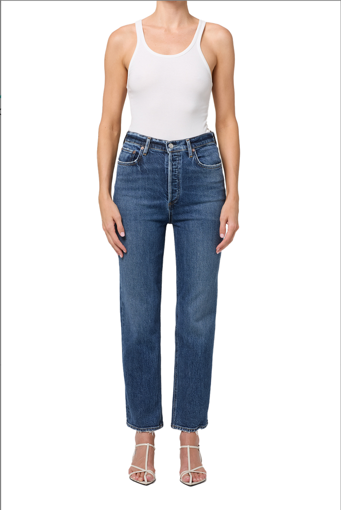 AGOLDE 90'S PINCH WAIST CROP JEAN