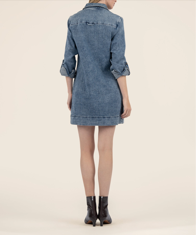 KUT ANIKA DENIM DRESS