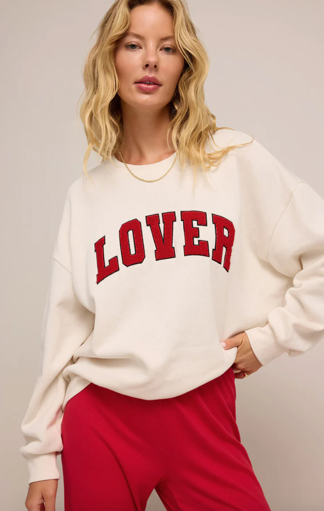 Z SUPPLY OVERSIZED LOVER SWEATSHIRT