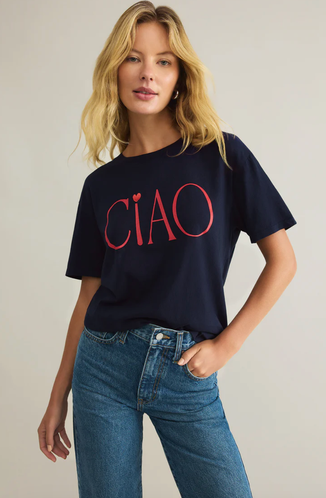 Z SUPPLY CIAO BOYFRIEND TEE