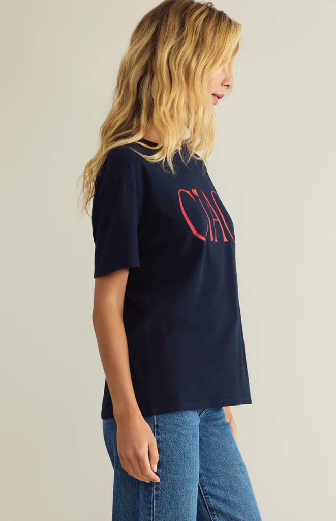 Z SUPPLY CIAO BOYFRIEND TEE